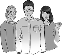 二世帯住宅の施主イメージ