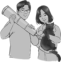 ペットと暮らす狭小住宅施主イメージ