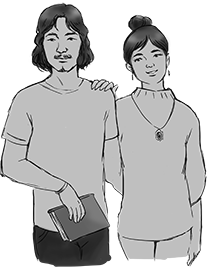 コレクションが映えるシンプルな家施主イメージ