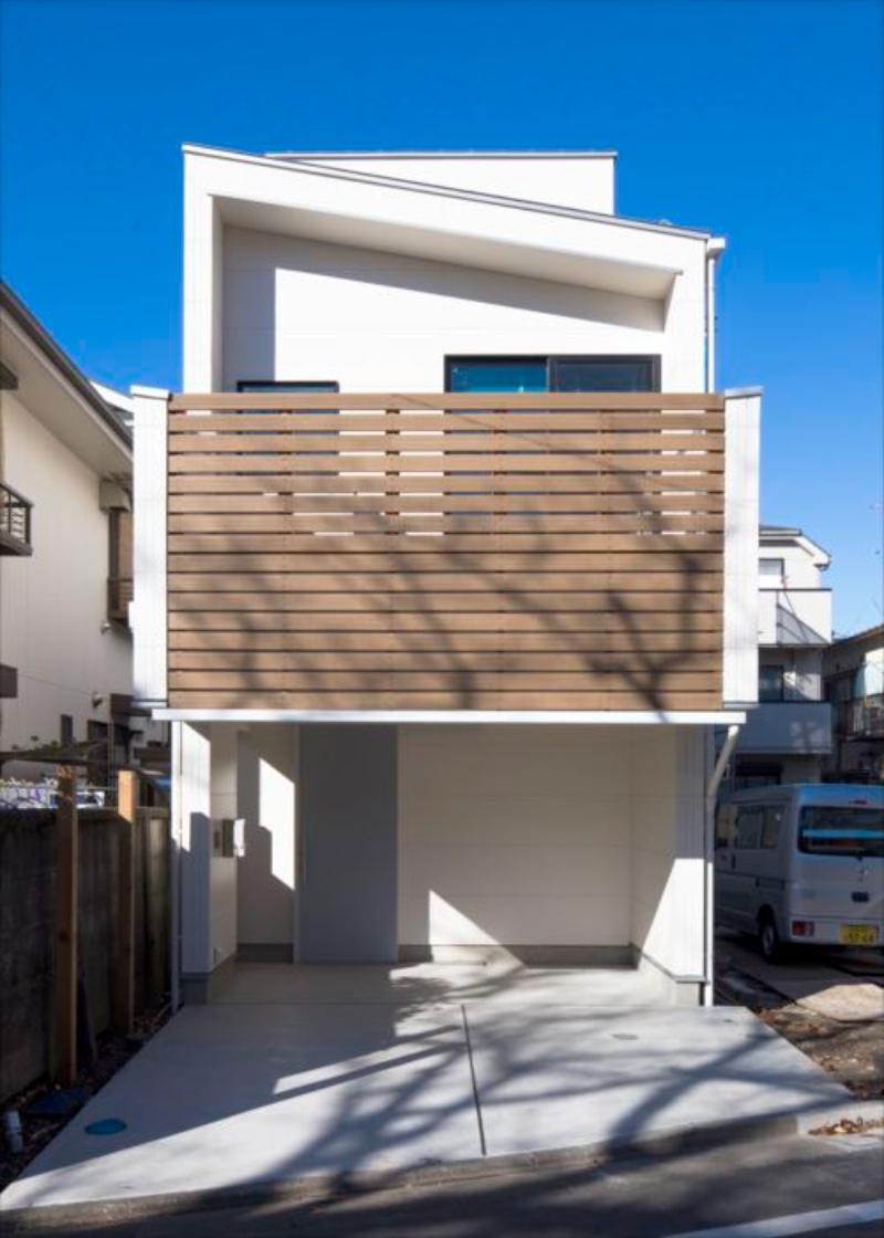 建て坪12坪のカリフォルニアモダンな狭小住宅