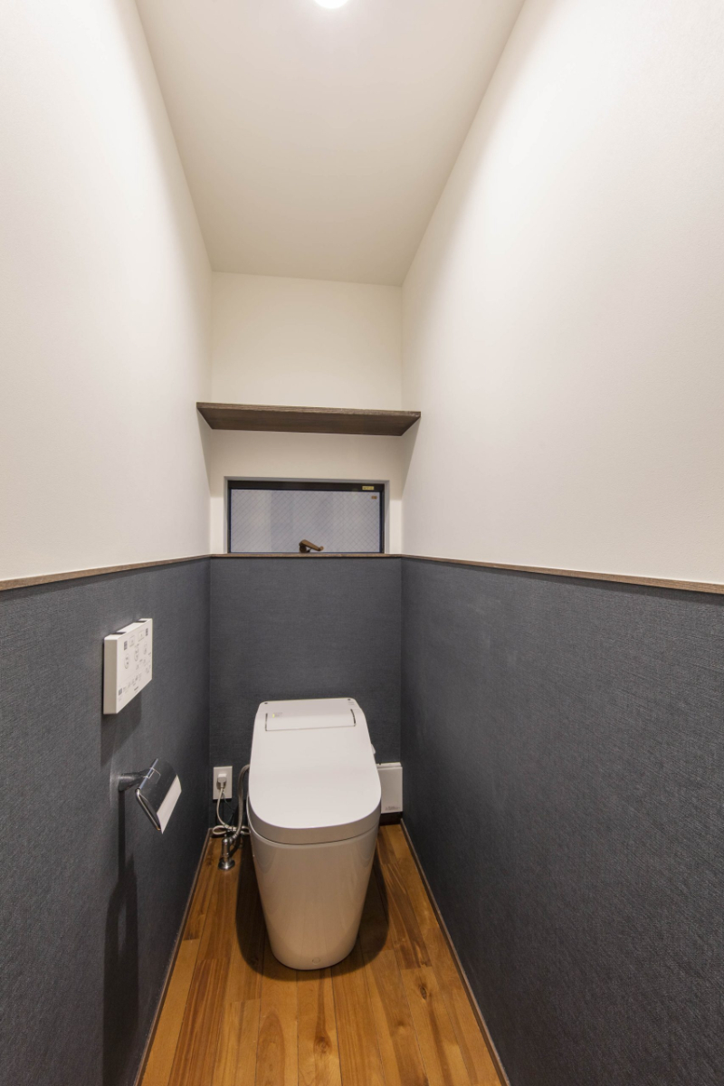 コンパクトでも、上質なトイレ空間を実現